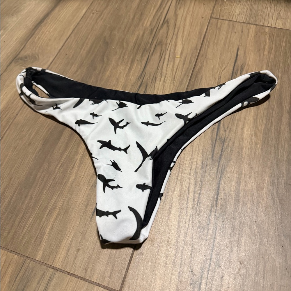 Black and White Bikini Bottom
